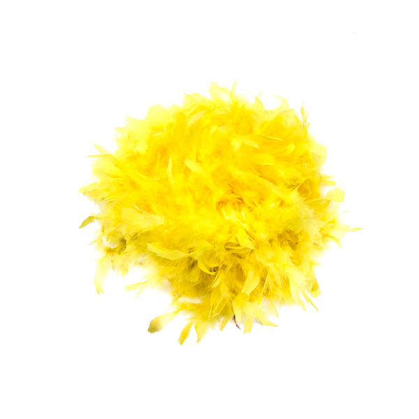 Lemon Yellow Feather Boa