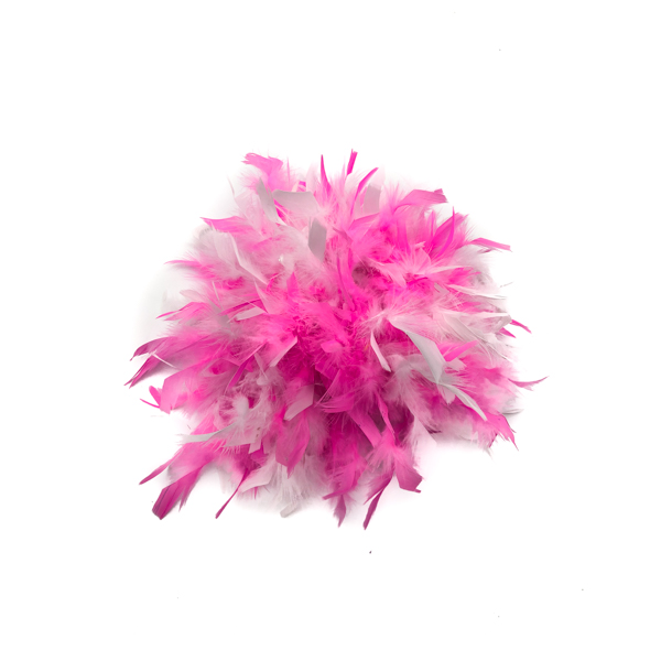 Pink And White Mix Feather Boa