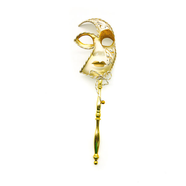 Gold Face With Stick